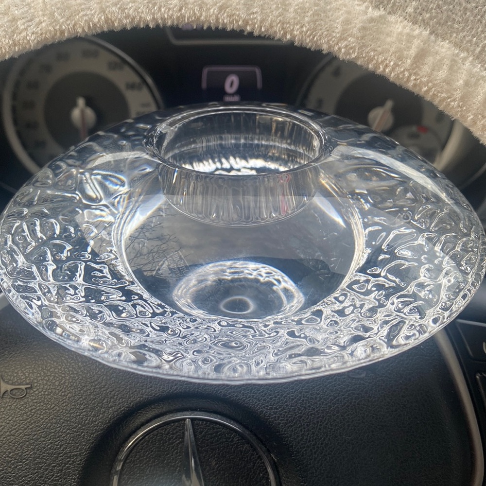 Orrefors Sweden candle holder